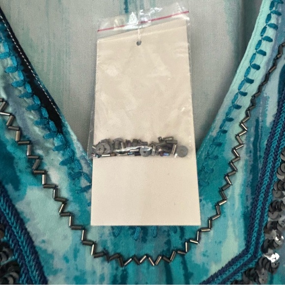 Soft Surroundings Seaglass Tides Tunic L - Picture 5 of 7